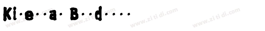 Kiperman Bold字体转换